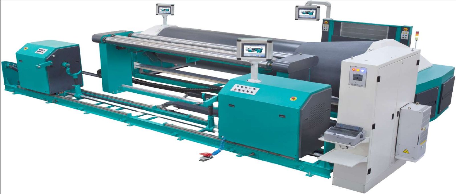 Rabatex mono filament split sectional warping machine